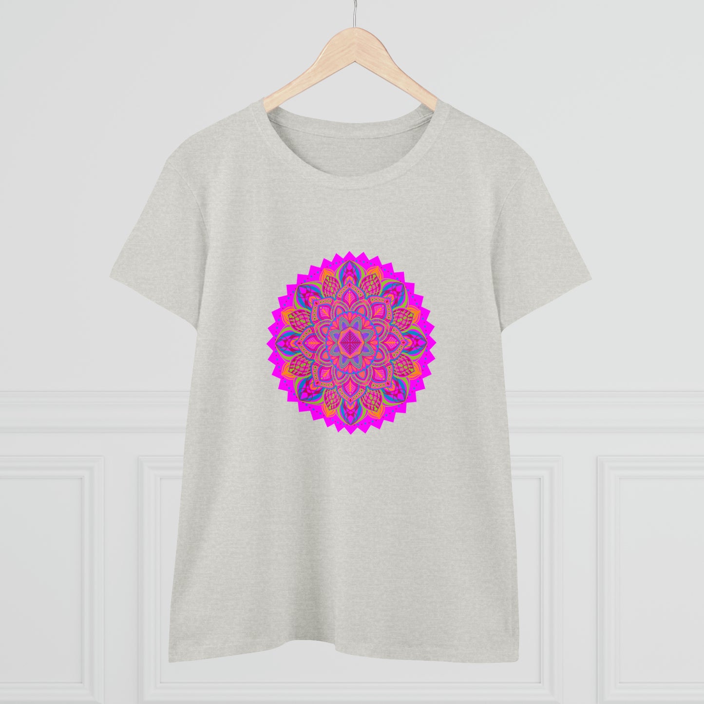 Art, Colorful, Nature, Flowers- Adult, Semi-fitted, T-shirt