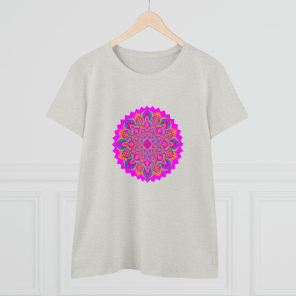 Art, Colorful, Nature, Flowers- Adult, Semi-fitted, T-shirt