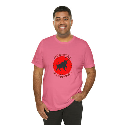 Animals, Bull, Symbol, Unstoppable, UnstoppaBULL- Adult- Adult, Regular Fit, Soft Cotton, Full Size Image, T-shirt