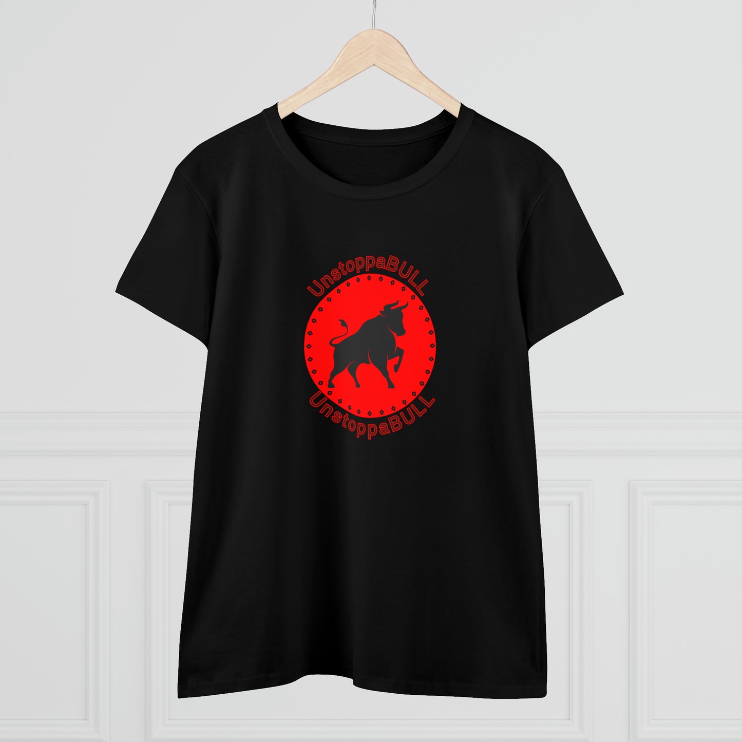 Animals, Bull, Symbol, Unstoppable, UnstoppaBULL- Adult, Semi-fitted T-shirt