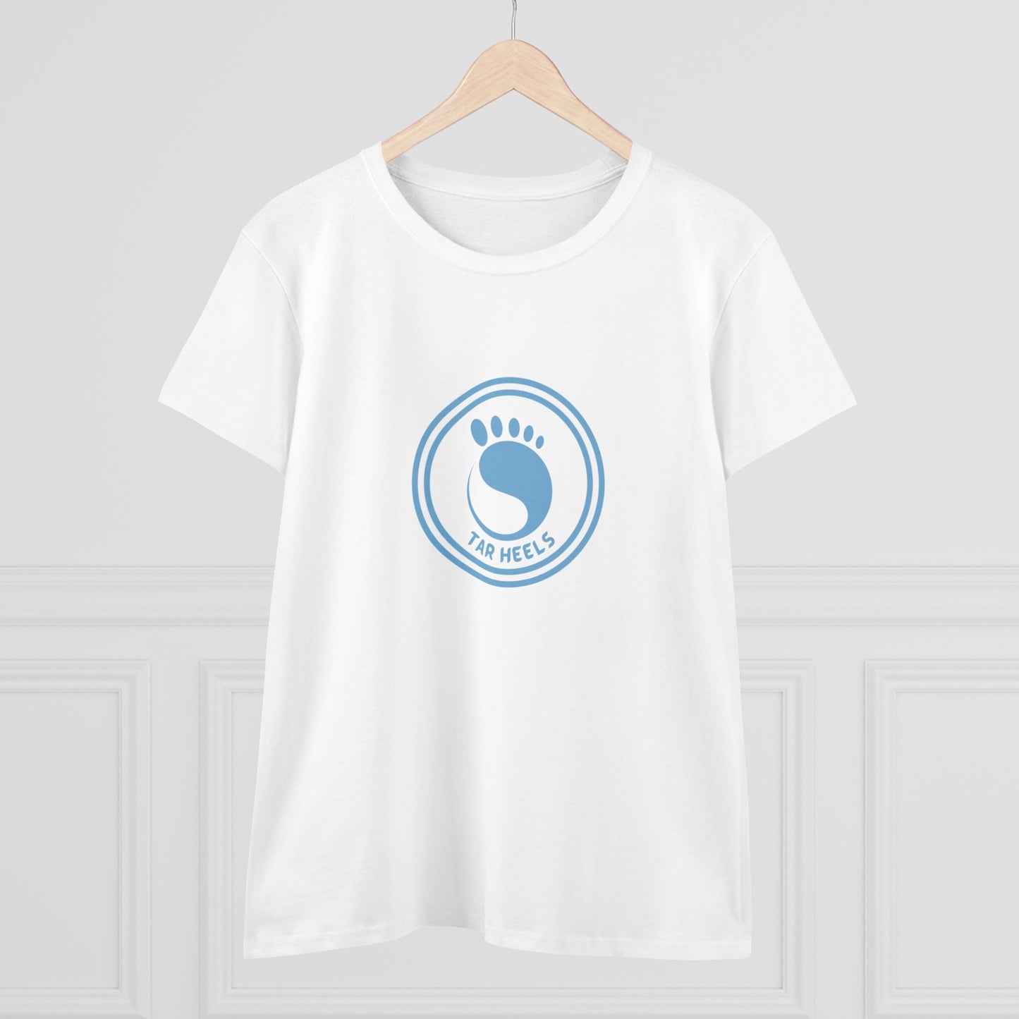 Schools, University of North Carolina at Chapel Hill, Tar Heels- Adult, Semi-fitted, Smaller Size Image, T-shirt