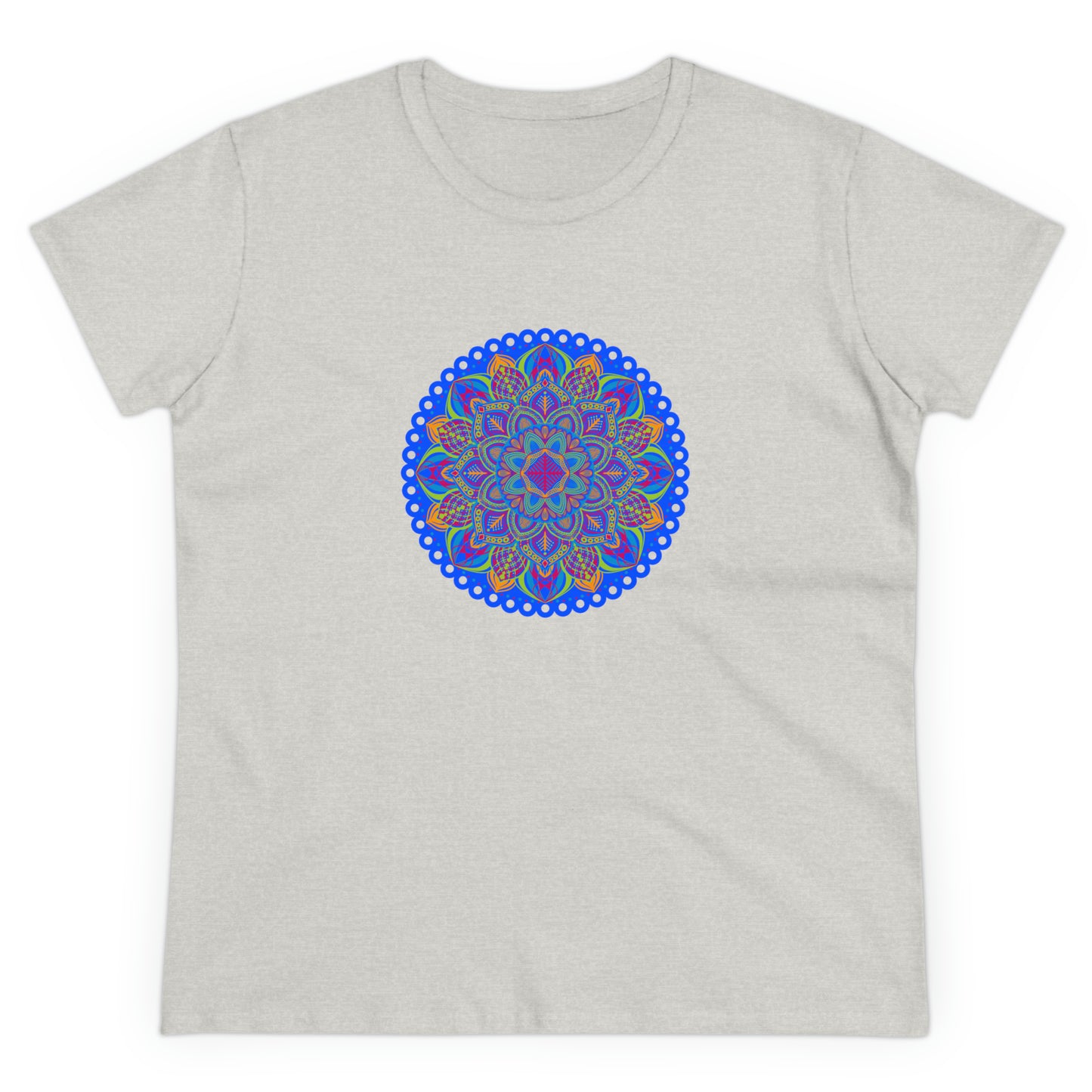 Art, Colorful, Nature, Flowers- Adult, Semi-fitted, T-shirt