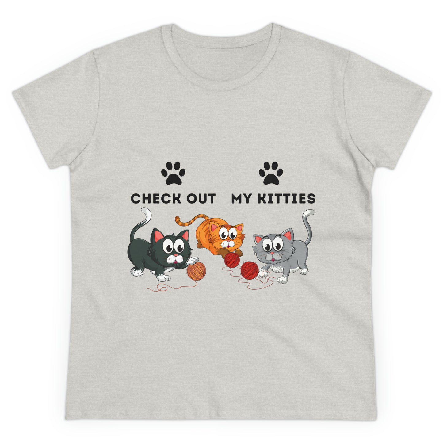 Kitty Cat T-Shirt / Check Out My Kitties Shirt / Unisex Jersey Short Sleeve Tee / Humorous Pet Clothes