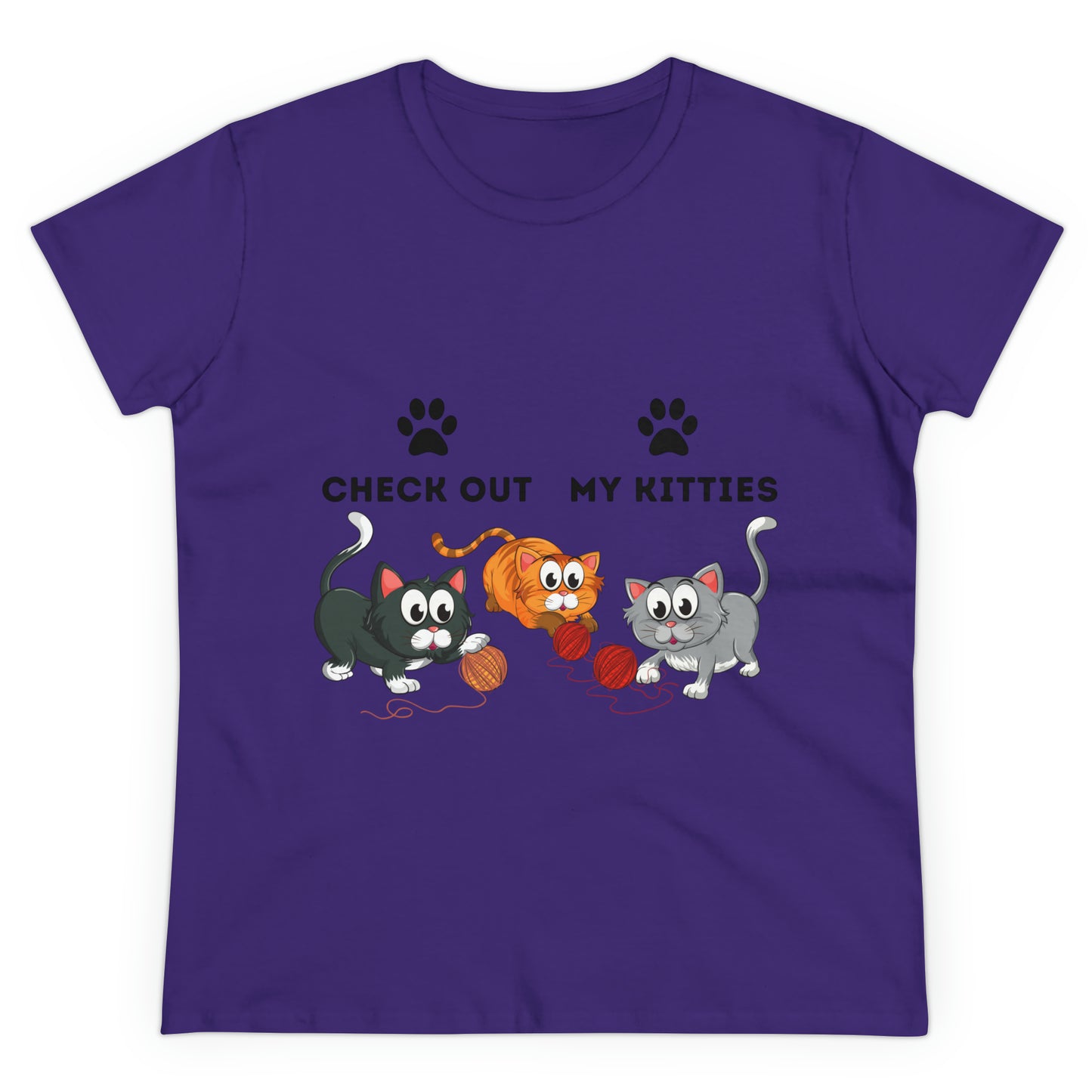 Kitty Cat T-Shirt / Check Out My Kitties Shirt / Unisex Jersey Short Sleeve Tee / Humorous Pet Clothes