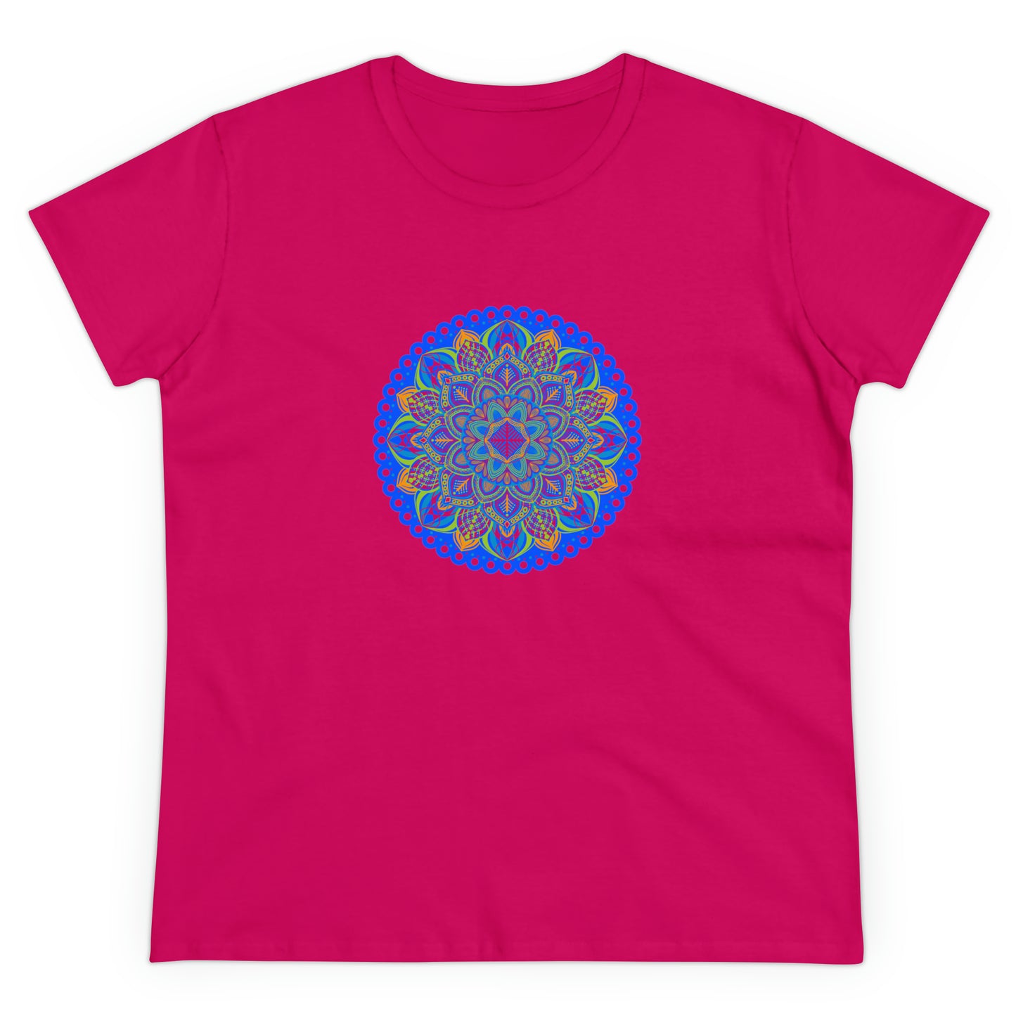 Art, Colorful, Nature, Flowers- Adult, Semi-fitted, T-shirt