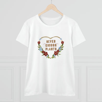 Nature, Plants, Never Enough Plants, Flowers- Adult, Semi-fitted, T-shirt
