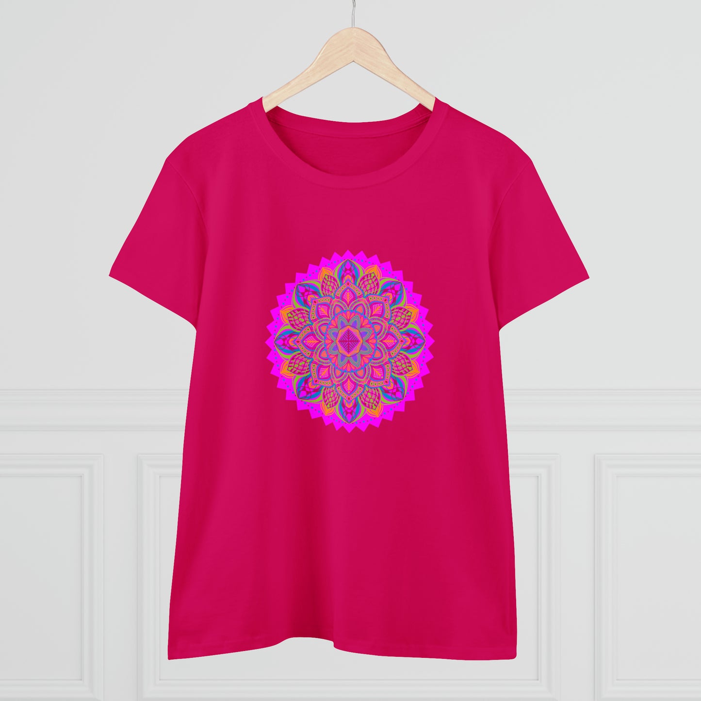 Art, Colorful, Nature, Flowers- Adult, Semi-fitted, T-shirt
