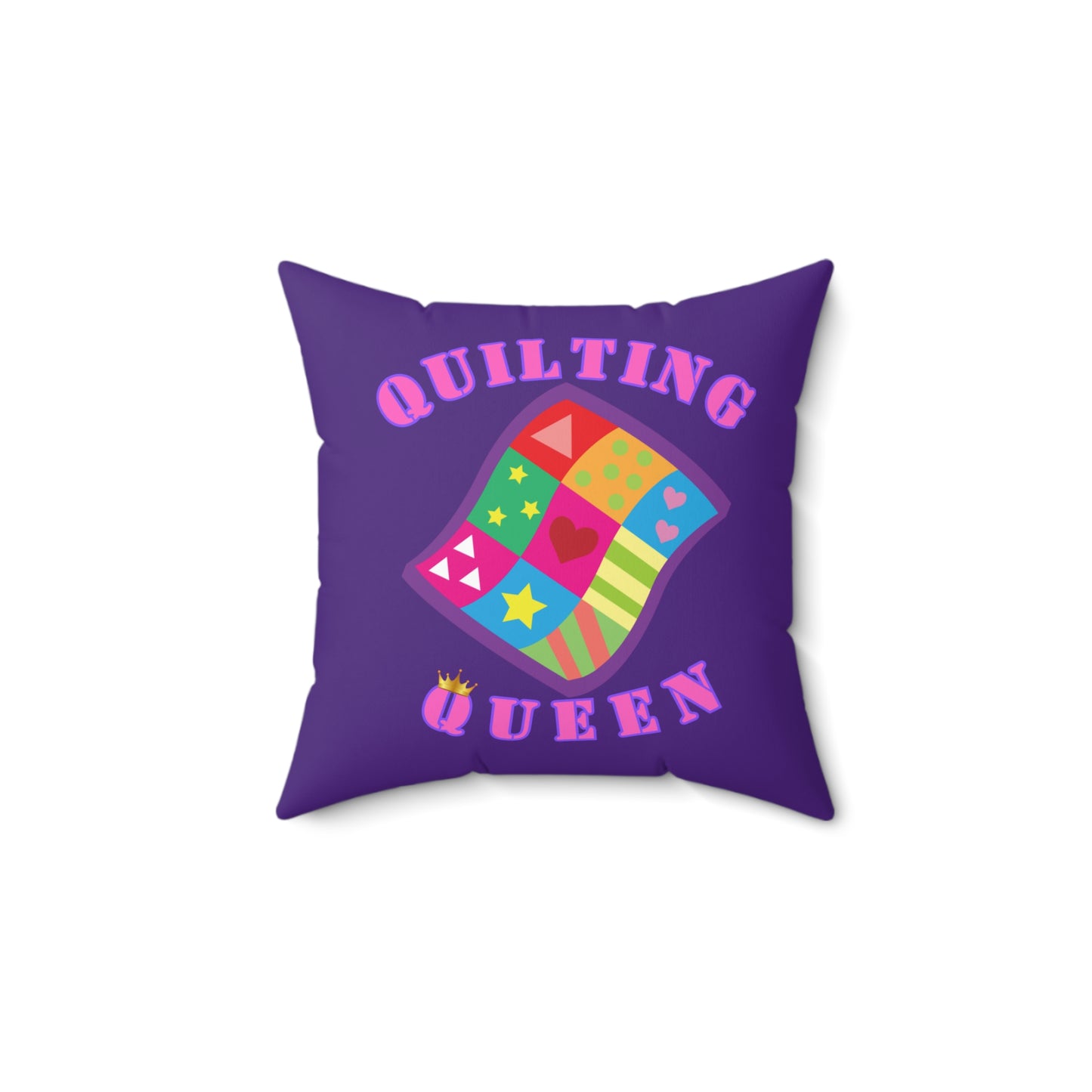Quilting Queen Pillow / Spun Polyester Square Pillow