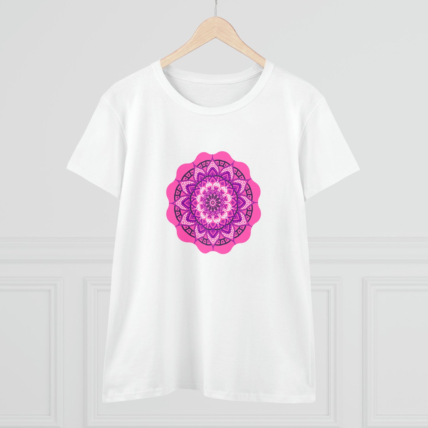 Colorful, Art, Nature, Flowers- Adult, Semi-fitted, T-shirt