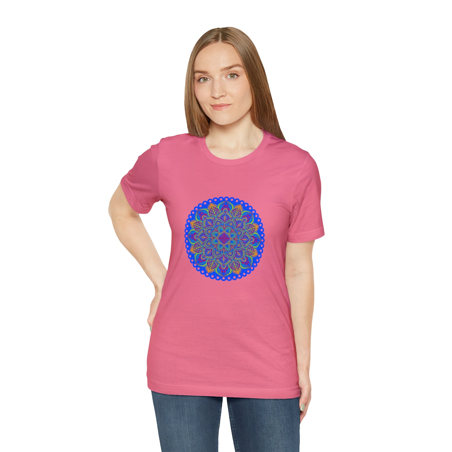 Art, Colorful, Nature, Flowers- Adult, Regular Fit, Soft Cotton,  T-shirt