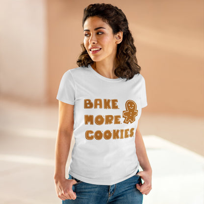 Hobby, Interests, Baking, Bake More Cookies Gingerbread, Things, Food- Adult, Semi-fitted, T-shirt