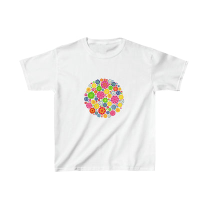 Colorful, Nature, Garden, Flowers- Kids, Child, Heavy Cotton, T-shirt