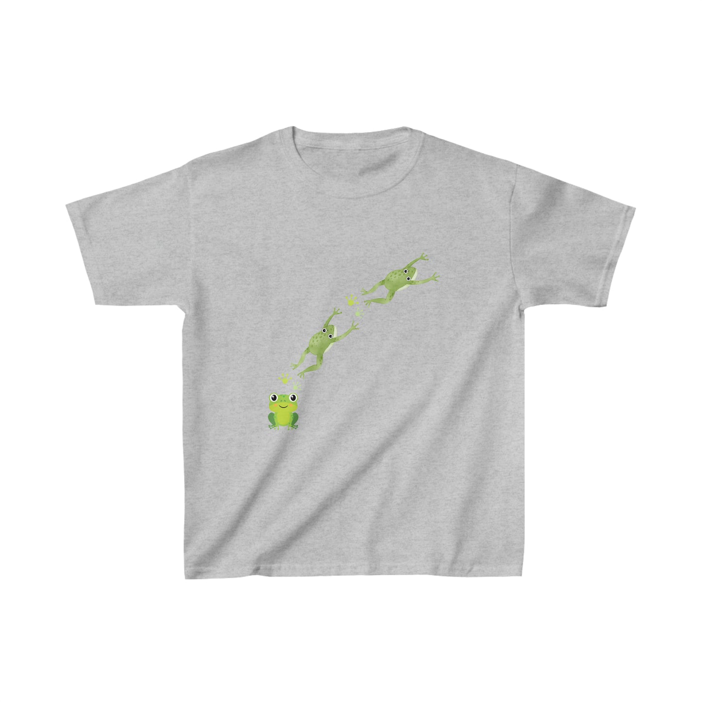 Frog Crossing, Animals- Kids, Child, Heavy Cotton™ T-shirt