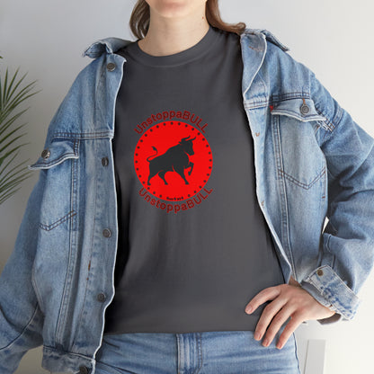 Bull, Unstoppable UnstoppaBULL, Animals- Adult, Heavy Cotton, T-Shirt