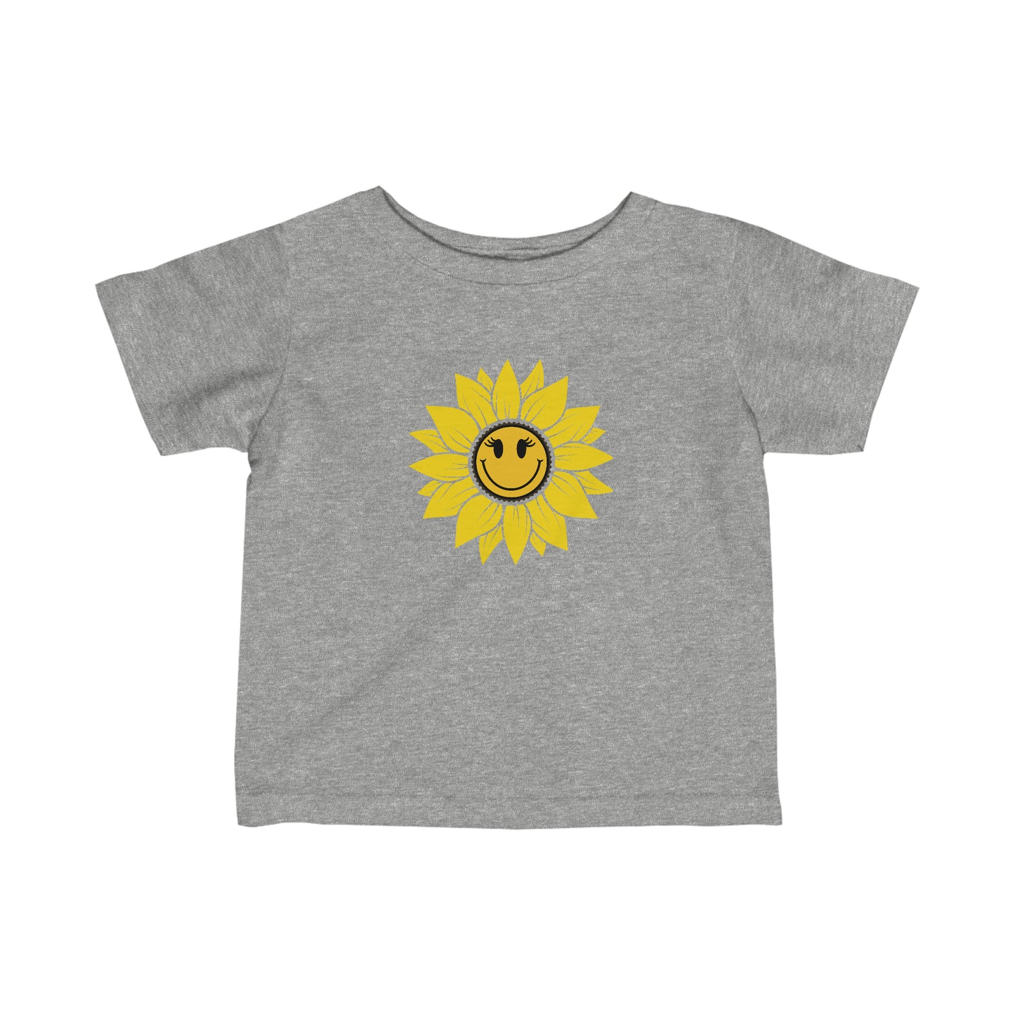 Positive, Sunflower, Nature, Gardens, Flowers, Garden- Baby, Infant, Toddler, T-shirt