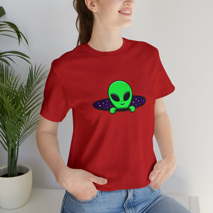 Fantasy, Alien Portal, Sci-fi, Aliens- Adult, Regular Fit, Soft Cotton, T-shirt