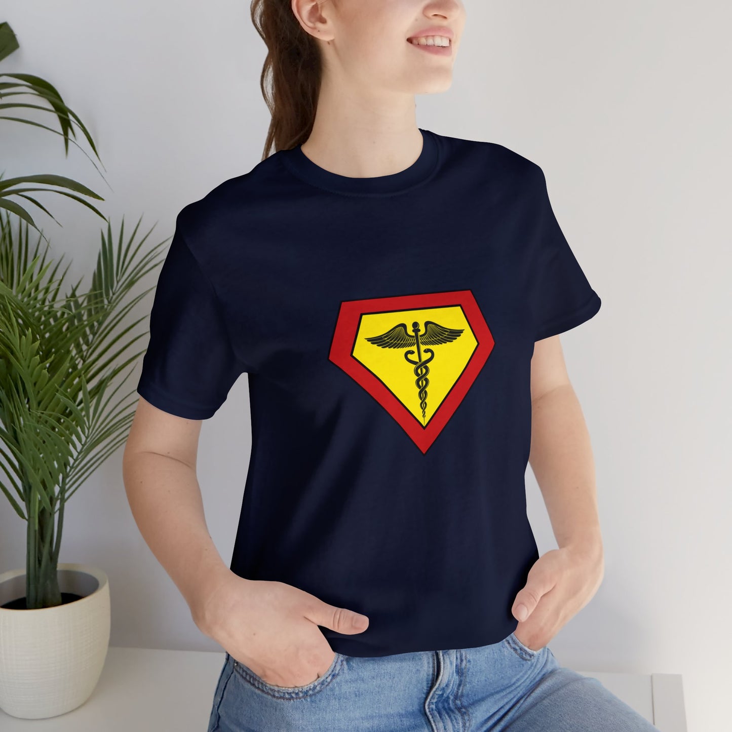 Occupation, Medical, Nurse, Doctor, Health Care Aide, Superhero, Sci-fi- Adult, Regular Fit, Soft Cotton, T-shirt