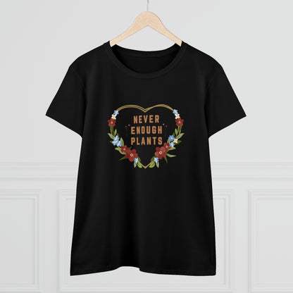 Nature, Plants, Never Enough Plants, Flowers- Adult, Semi-fitted, T-shirt