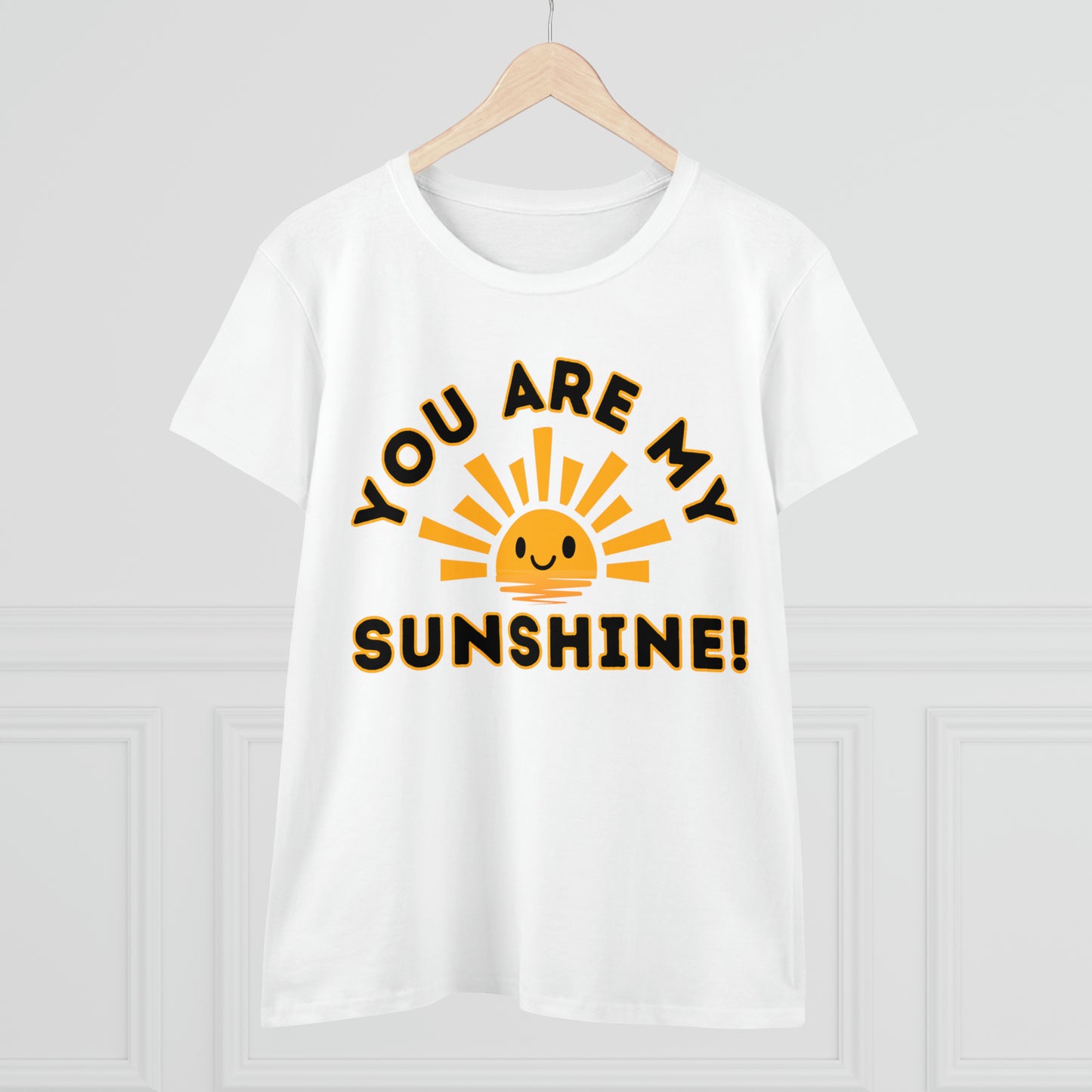 Positive, You Are My Sunshine, Happiness- Adult, Semi-fitted, Full Size Image, T-shirt