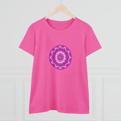 Colorful, Art, Nature, Flowers- Adult, Semi-fitted, T-shirt