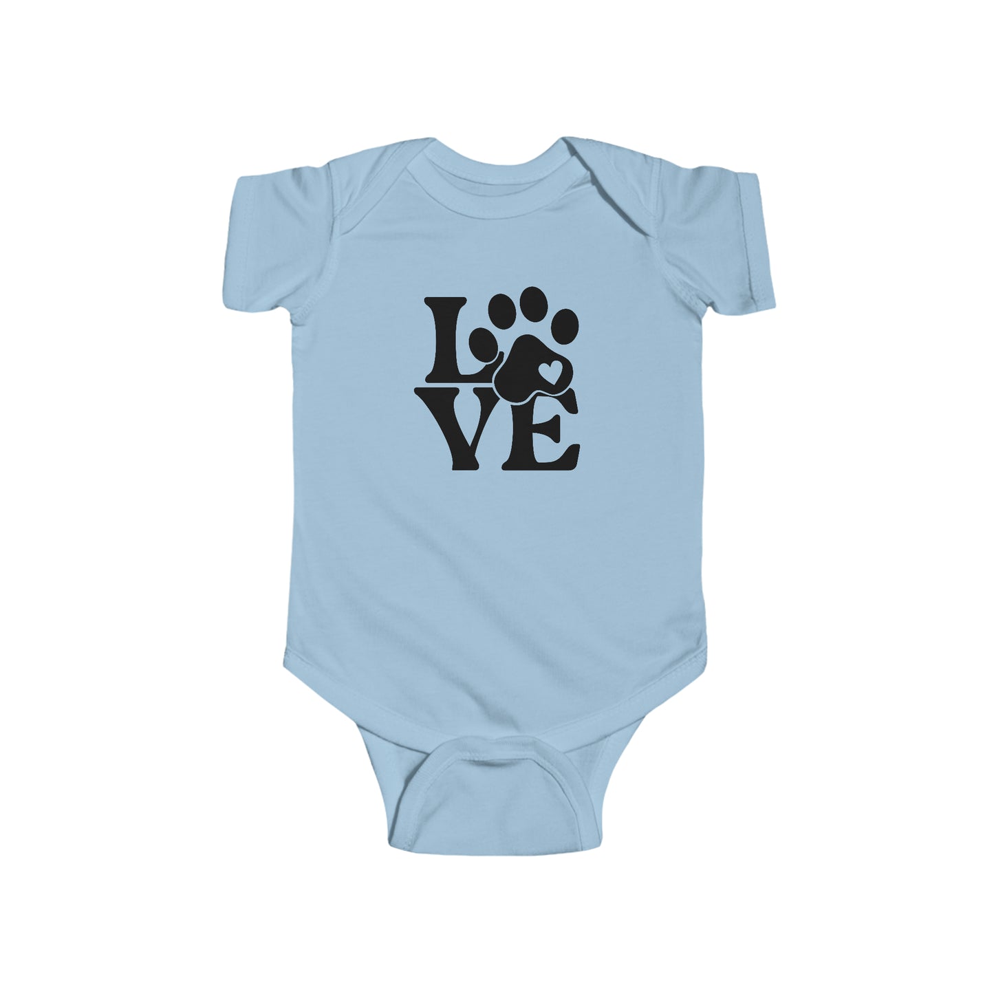 Dog, Love, Words, Animals- Baby, Infant, Toddler, Soft Cotton, Onesie