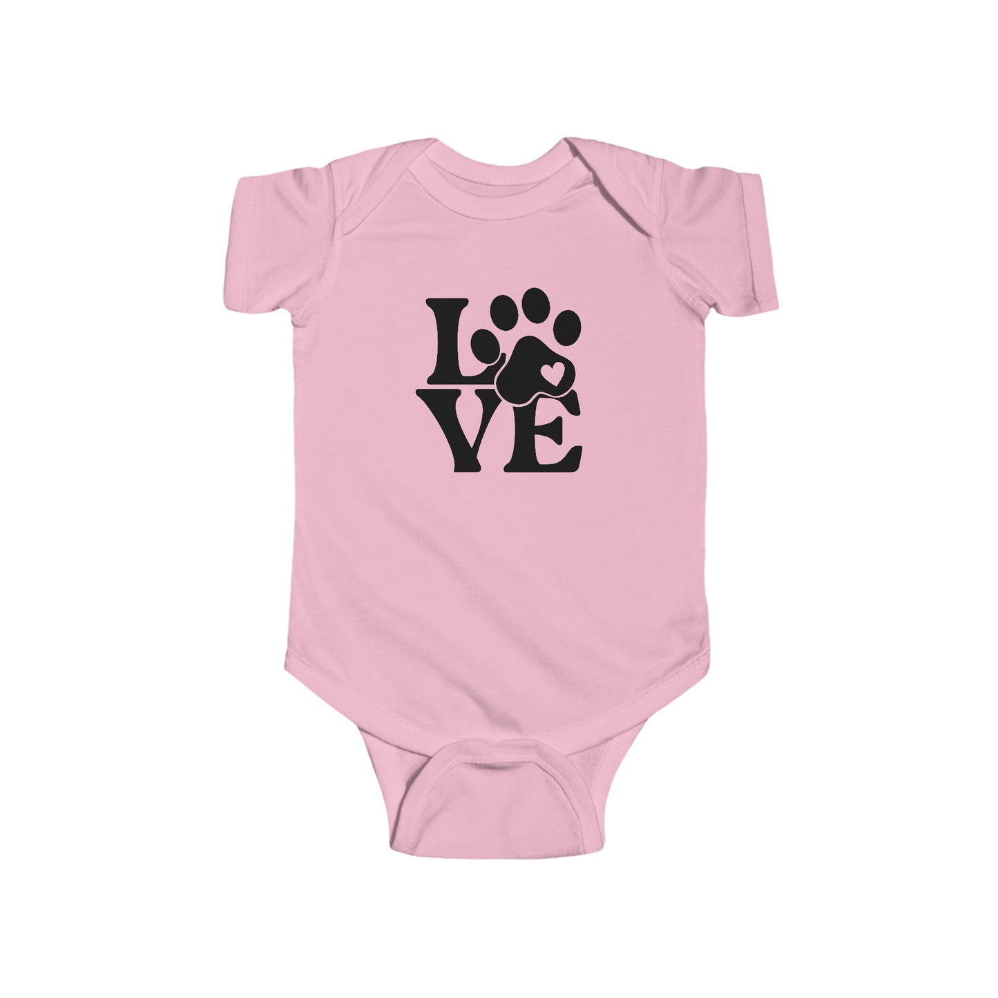 Dog, Love, Words, Animals- Baby, Infant, Toddler, Soft Cotton, Onesie