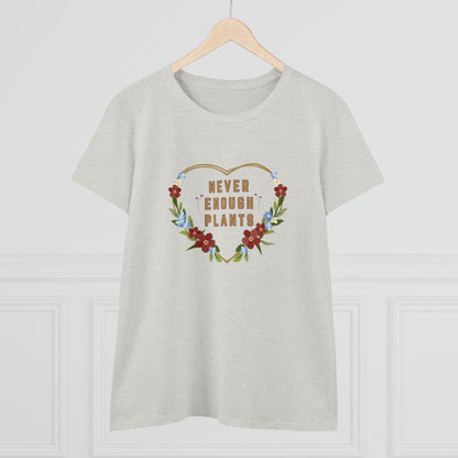 Nature, Plants, Never Enough Plants, Flowers- Adult, Semi-fitted, T-shirt