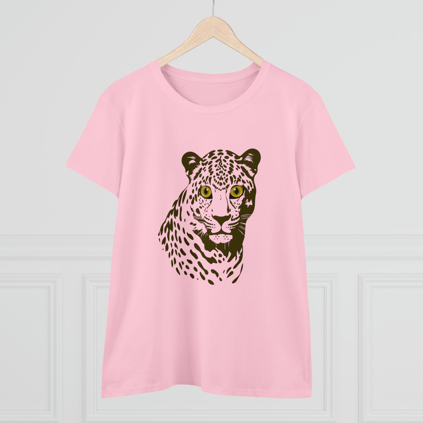 Animals, Big Cats, Leopard, Cheetah, Nature- Adult, Semi-fitted T-shirt