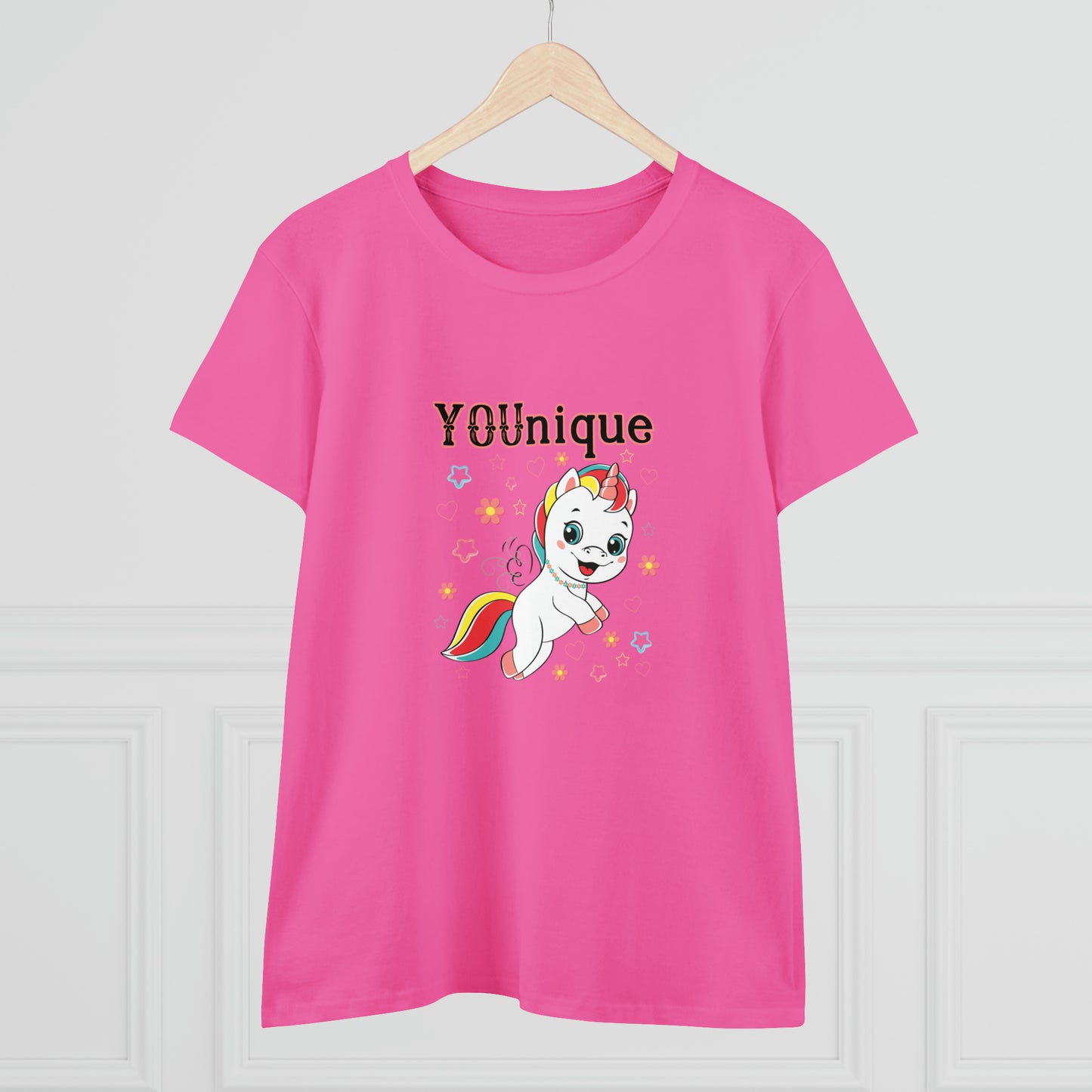 Fantasy, Unicorn, YOUnique, Positive- Adult, Semi-fitted T-shirt