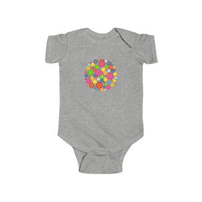 Colorful, Nature, Garden, Flowers- Baby, Infant, Toddler, Soft Cotton, Onesie