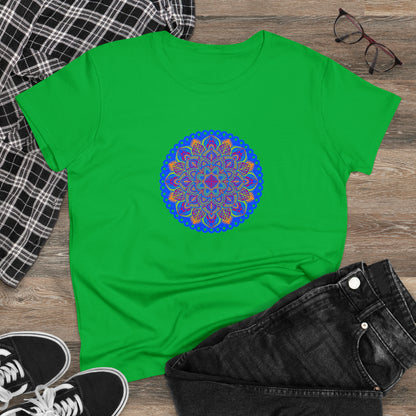 Art, Colorful, Nature, Flowers- Adult, Semi-fitted, T-shirt