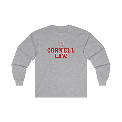 Cornell Law Shirt, Long Sleeve Shirt, Attorney, Lawyer, Law School, University, Bar Exam- Ultra Cotton Long Sleeve Tee