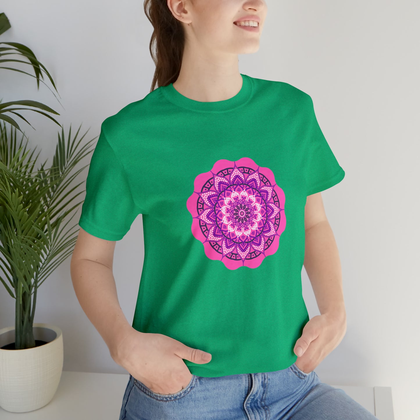 Art, Colorful, Nature, Flowers- Adult, Regular Fit, Soft Cotton,  T-shirt