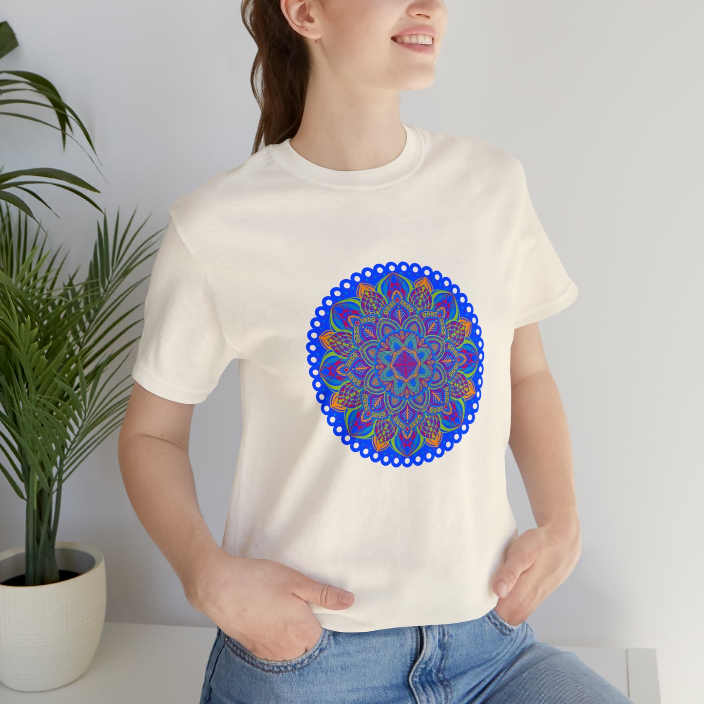 Art, Colorful, Nature, Flowers- Adult, Regular Fit, Soft Cotton,  T-shirt