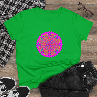 Art, Colorful, Nature, Flowers- Adult, Semi-fitted, T-shirt