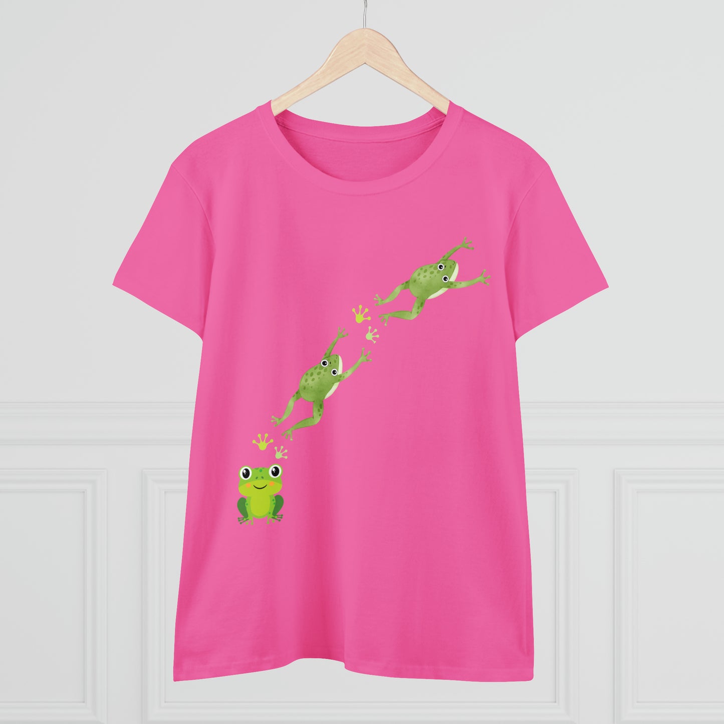 Frog Crossing- Adult, Semi-fitted, T-shirt