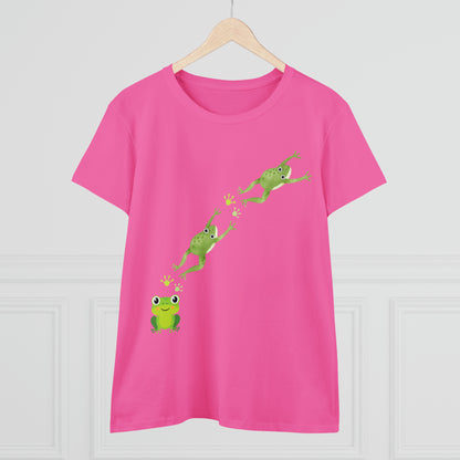 Frog Crossing- Adult, Semi-fitted, T-shirt