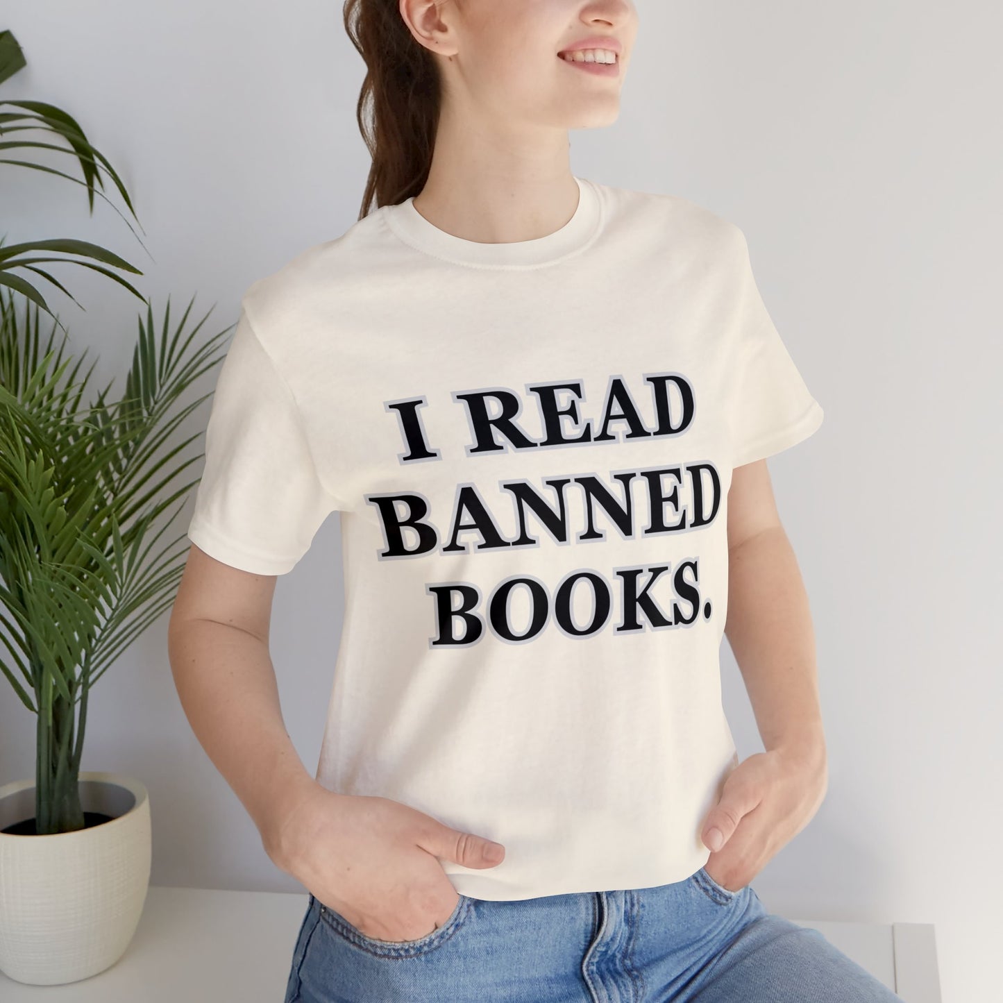 Reading, I Read Banned Books, Things, Books- Adult, Regular Fit, Soft Cotton, Full Size Image T-Shirt