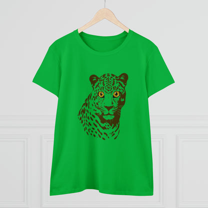 Animals, Big Cats, Leopard, Cheetah, Nature- Adult, Semi-fitted T-shirt