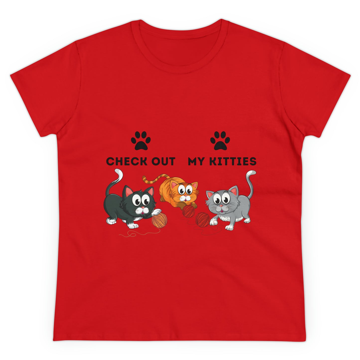 Kitty Cat T-Shirt / Check Out My Kitties Shirt / Unisex Jersey Short Sleeve Tee / Humorous Pet Clothes