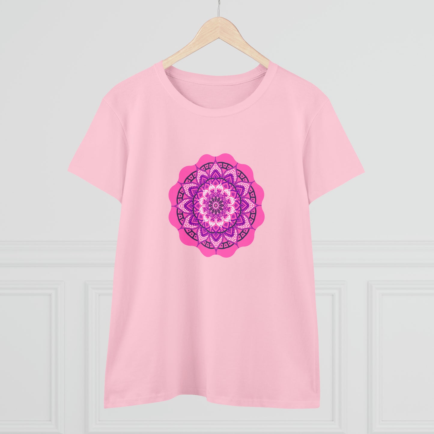 Colorful, Art, Nature, Flowers- Adult, Semi-fitted, T-shirt