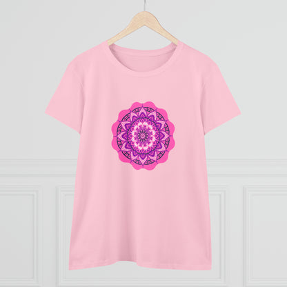 Colorful, Art, Nature, Flowers- Adult, Semi-fitted, T-shirt
