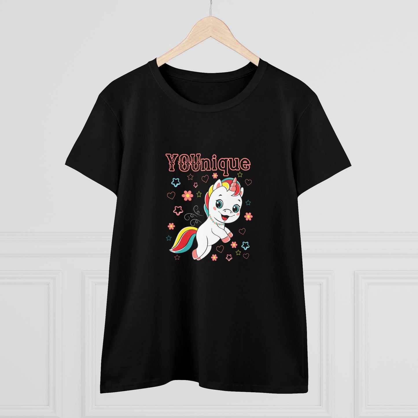 Fantasy, Unicorn, YOUnique, Positive- Adult, Semi-fitted T-shirt