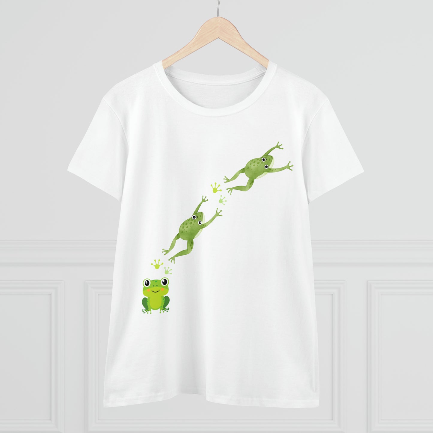 Frog Crossing- Adult, Semi-fitted, T-shirt