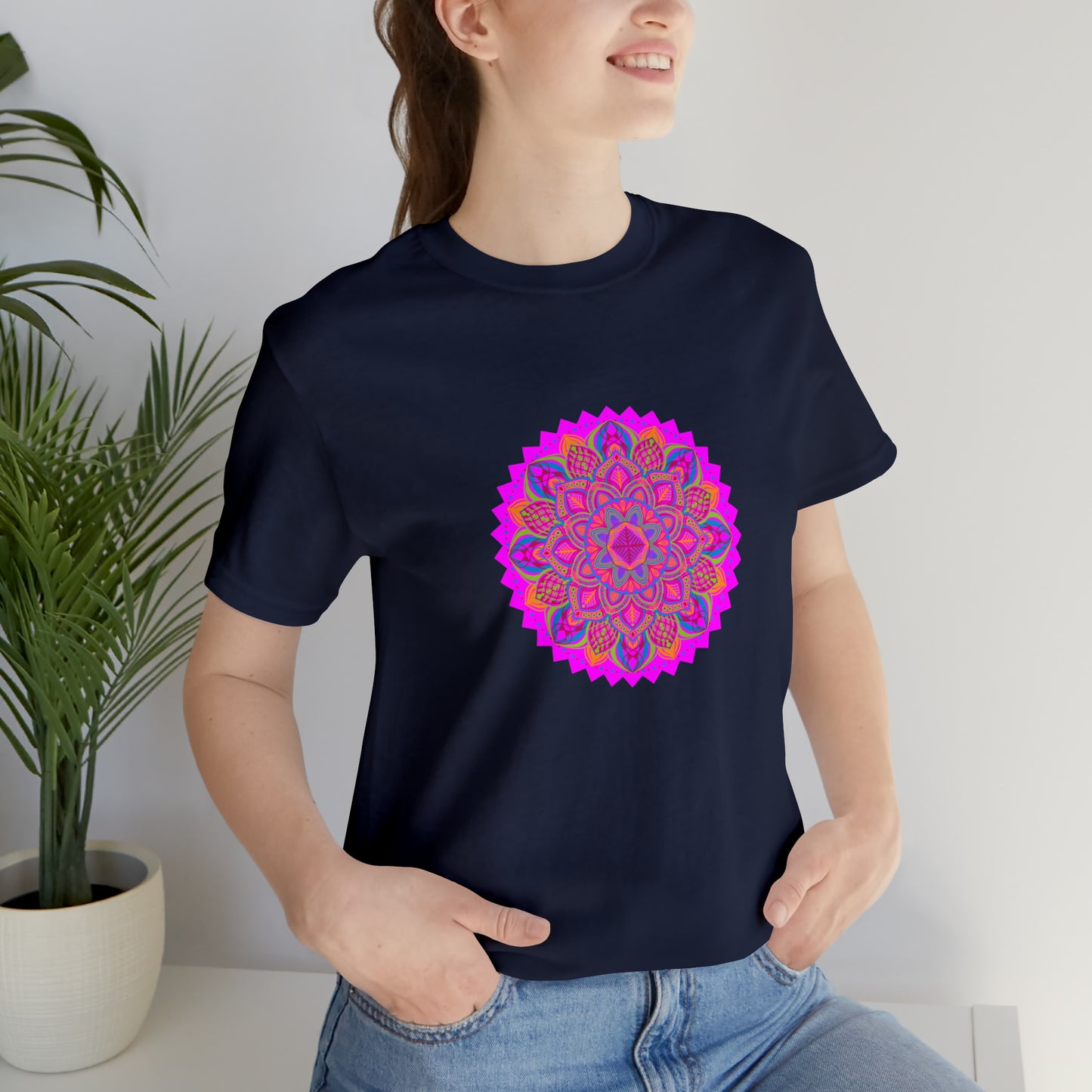Art, Colorful, Nature, Flowers- Adult, Regular Fit, Soft Cotton,  T-shirt
