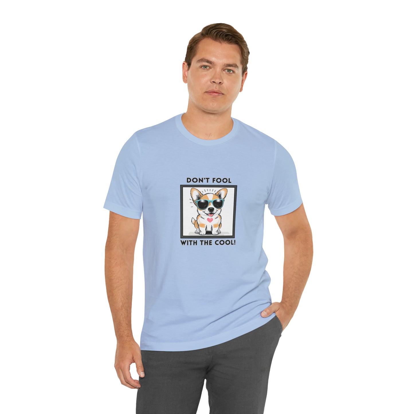 Dog, Don't Fool With The Cool, Animals- Adult, Regular Fit, Soft Cotton, T-shirt