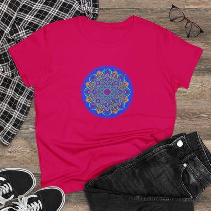 Art, Colorful, Nature, Flowers- Adult, Semi-fitted, T-shirt