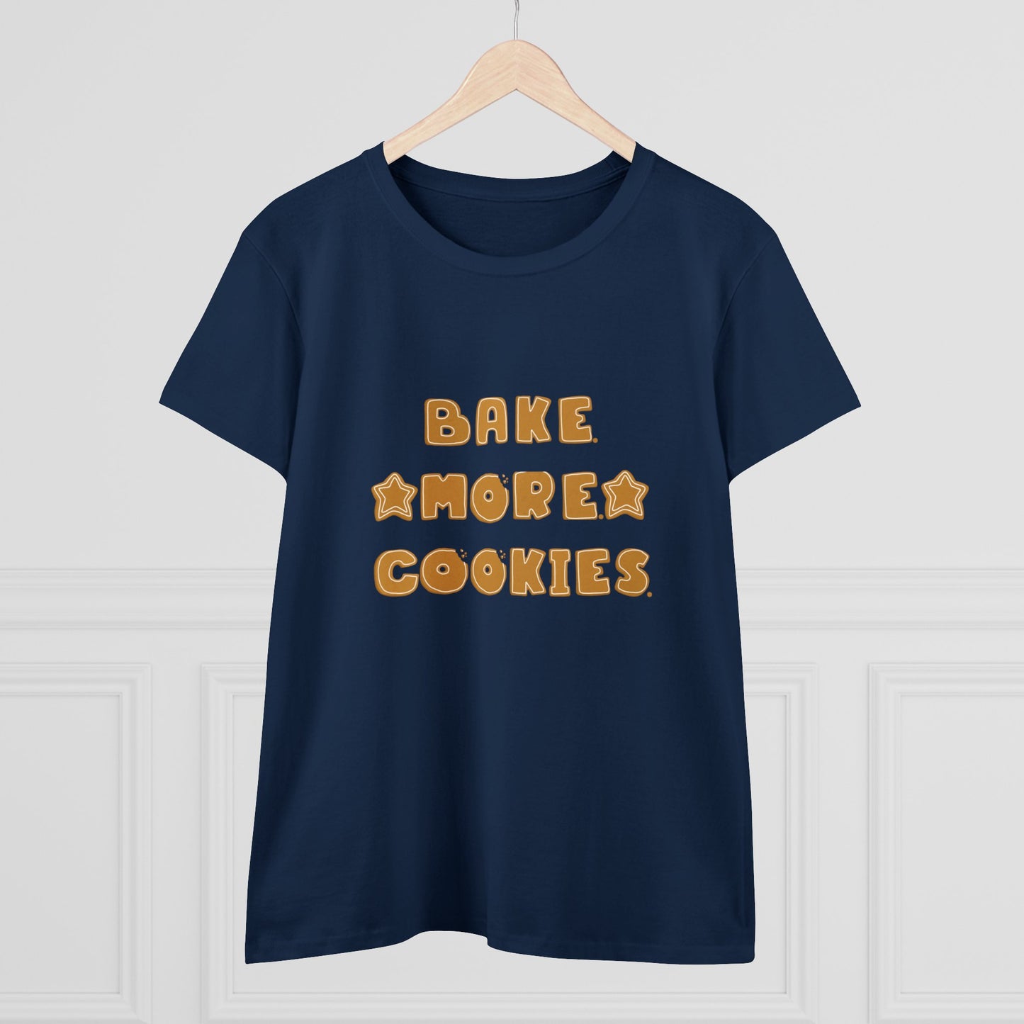 Hobby, Interest, Baking, Bake More Cookies, Star, Things, Food- Adult, Semi-fitted, Shirt