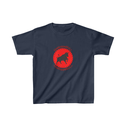 Animals, Bull, Symbol, Unstoppable, UnstoppaBULL- Kids, Child, Heavy Cotton, T-shirt