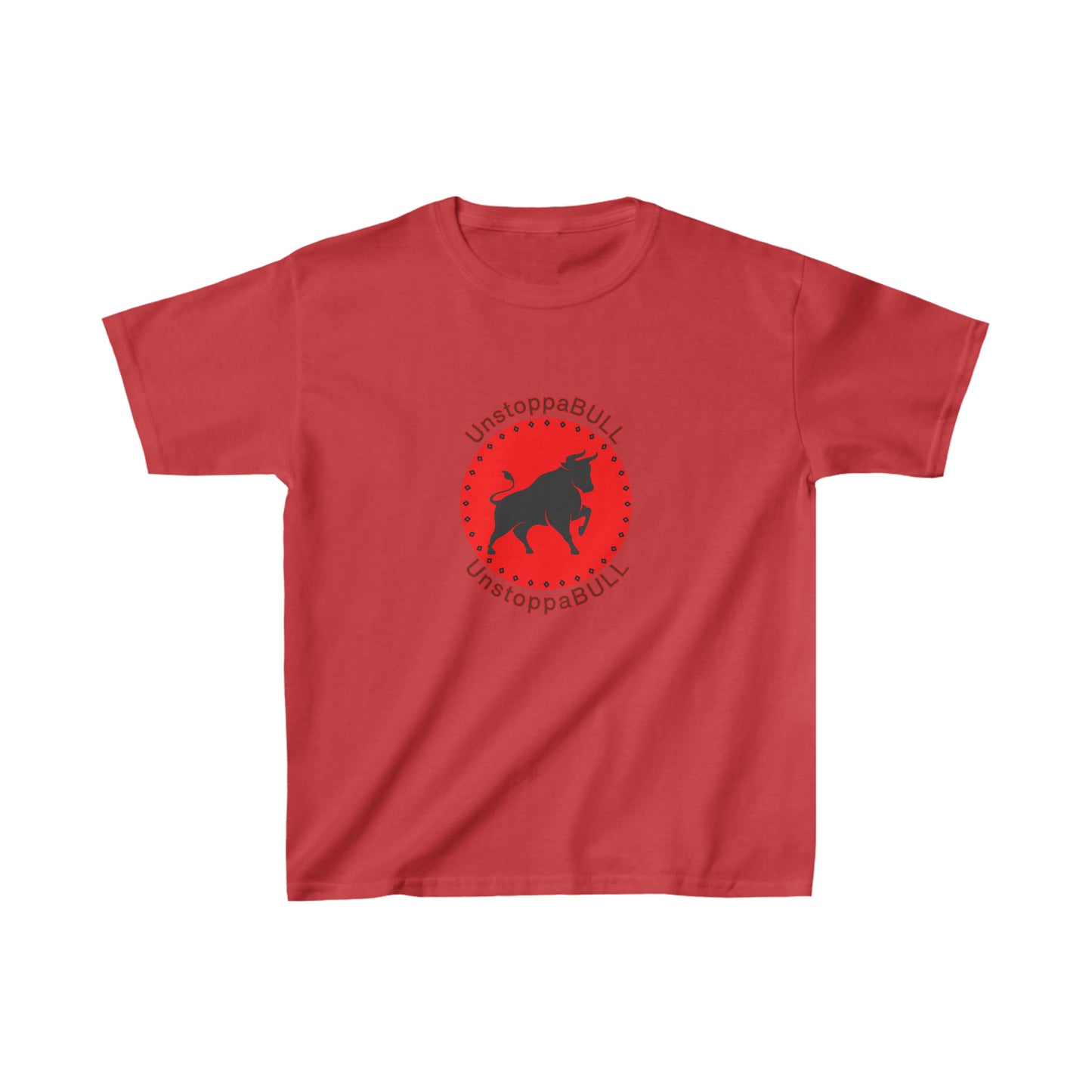 Animals, Bull, Symbol, Unstoppable, UnstoppaBULL- Kids, Child, Heavy Cotton, T-shirt